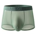 Sous-vêtements en soie de glace transparent homme Été Fin Respirant Traceless