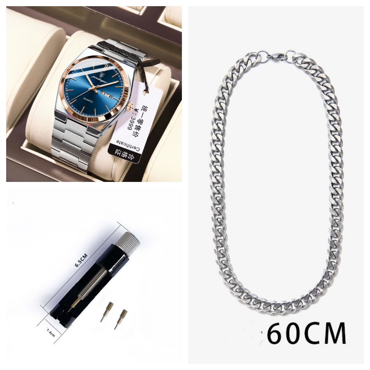 Montres Homme ultra-mince étanche Lumineux