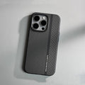 Couverture de protection anti-dérapante pour téléphone portable en fibre de carbone