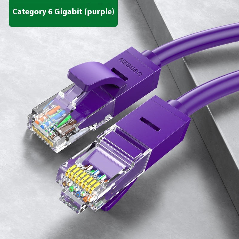 Réseau vert câble ménage Gigabit Super Six