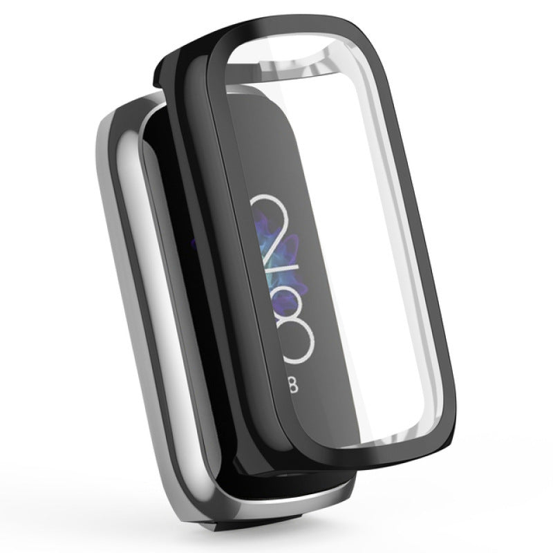 Montre boîtier TPU Electroplating tout inclus protection de l'écran en caoutchouc souple