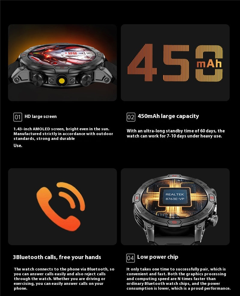 Calendrier des prévisions météorologiques pour les sports Timer Tri-proof Sports Watch