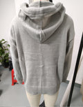Pull à capuche élastique à capuche souple et souple de couleur solide mode avec capot