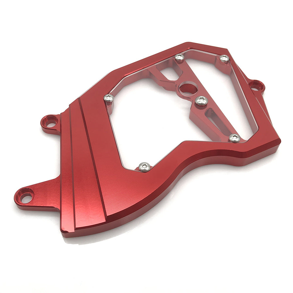 Pièces de moto modifiées Couverture de roue de chaîne Petite plaque de dent Couverture de petite chaîne