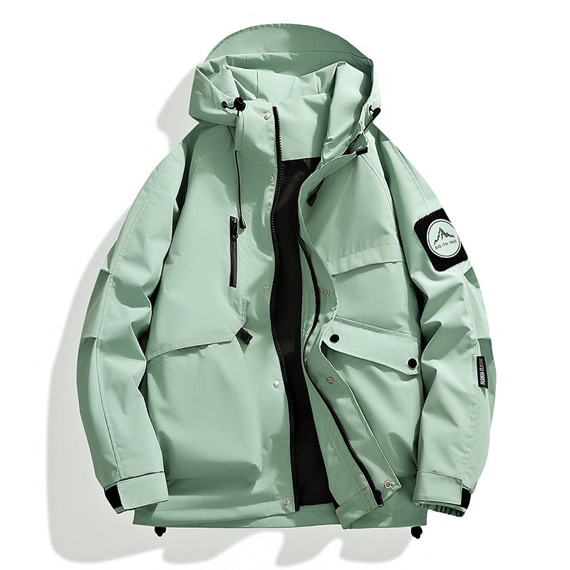 Veste à capuche pour hommes Vêtements de dessus décontractés élégants pour adolescents