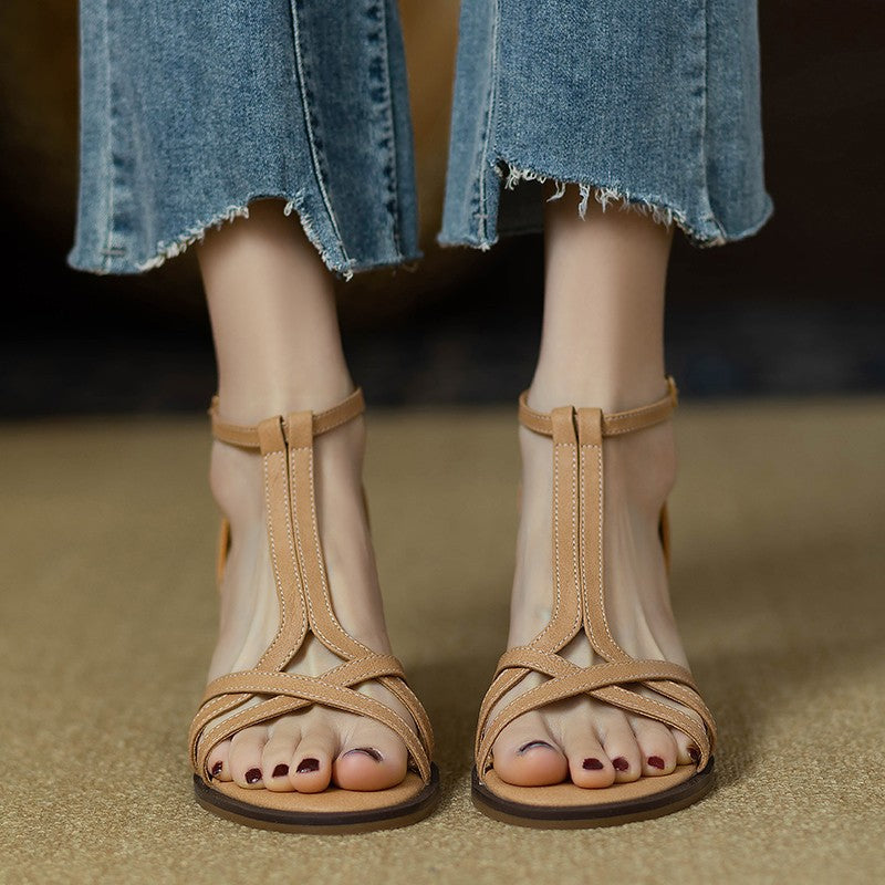 Sandales de block-heel pour femmes