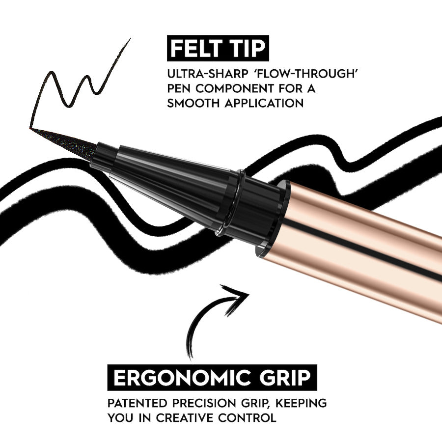 Eyeliner liquide résistant à l'huile, résistant aux boues