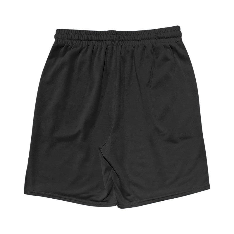 Short de sport à manches courtes Terry Casual ronde hommes