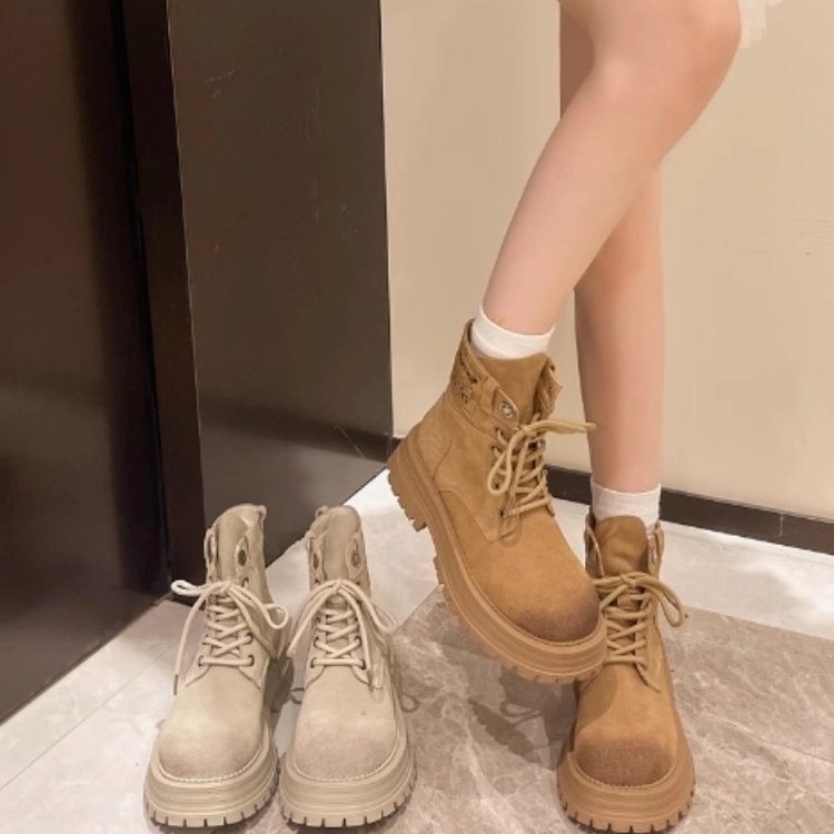 Solid Thickness and Increased Height Martin Boots