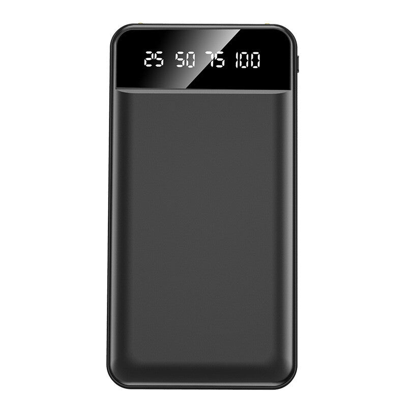 Power Bank Pack 10o00mAh Chargeur rapide 4 USB batterie externe pour téléphone mobile