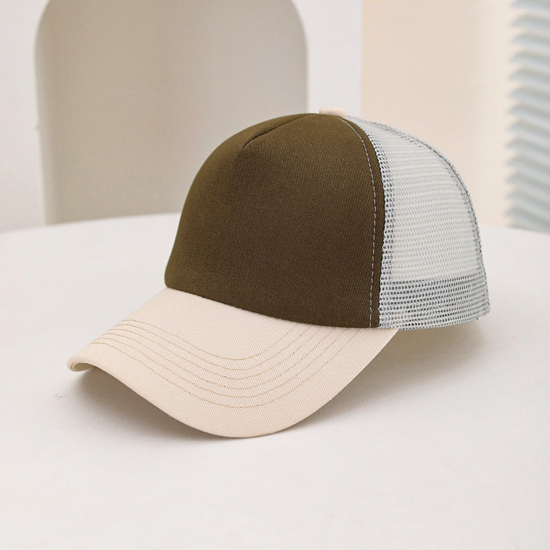 Chapeau de camionneur multicolore pour homme pour la protection contre le soleil