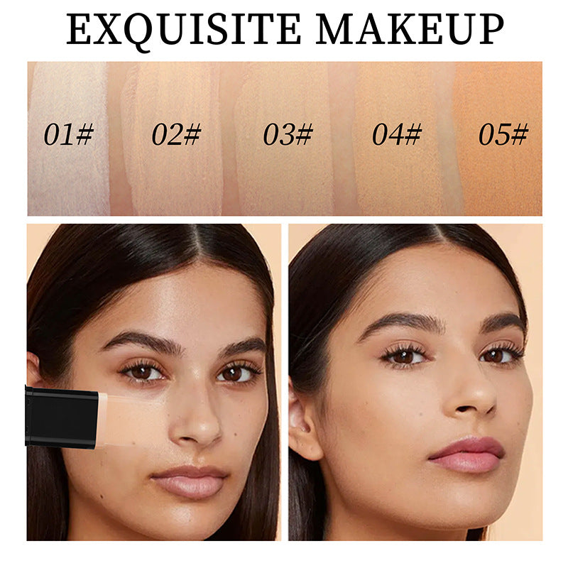 Makeup Concealer anti-stress Makeup Liquid Foundation Puff Brush Solid Foundation C