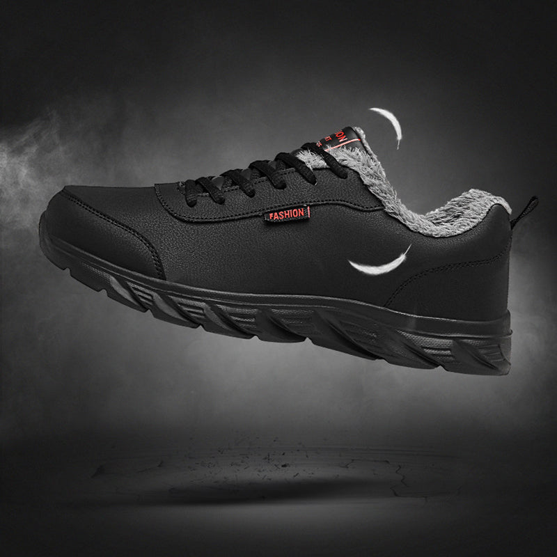 Hommes Sneakers Chaussures de sport chaud d'hiver avec peluche