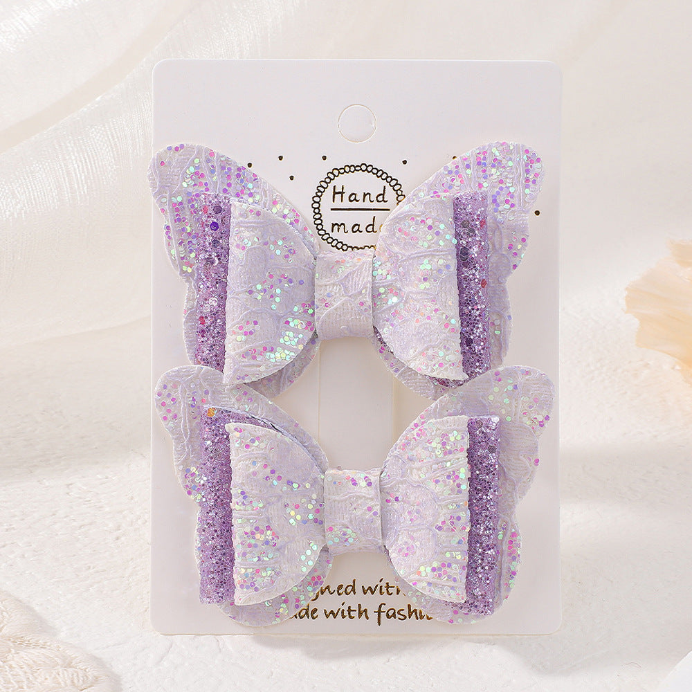 Ensemble de pinces pour cheveux Bow pour enfants