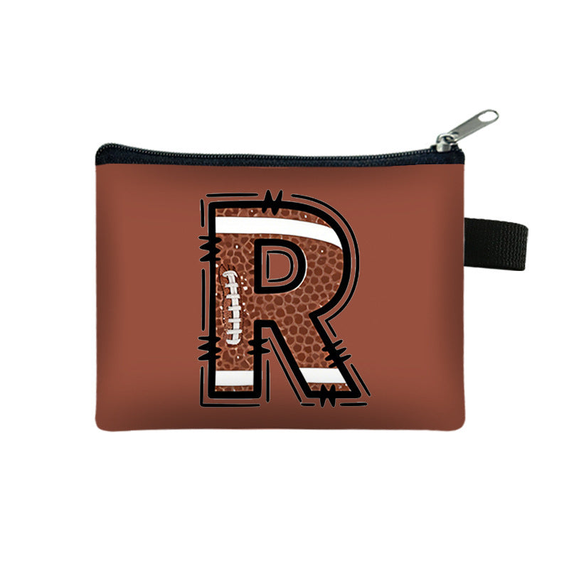 Creative Baseball Themed Lettre Coin Purse