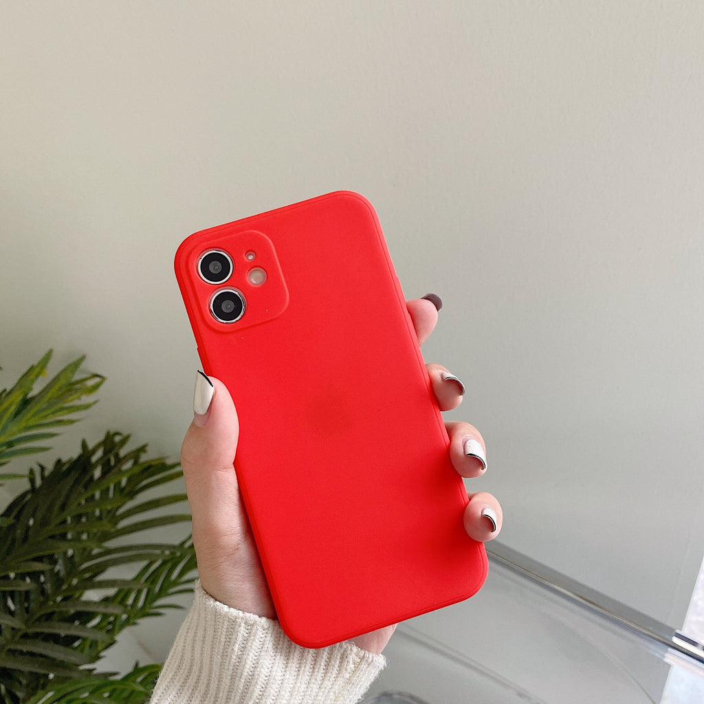 Fine trou Matte TPU Bord droit Couverture de protection