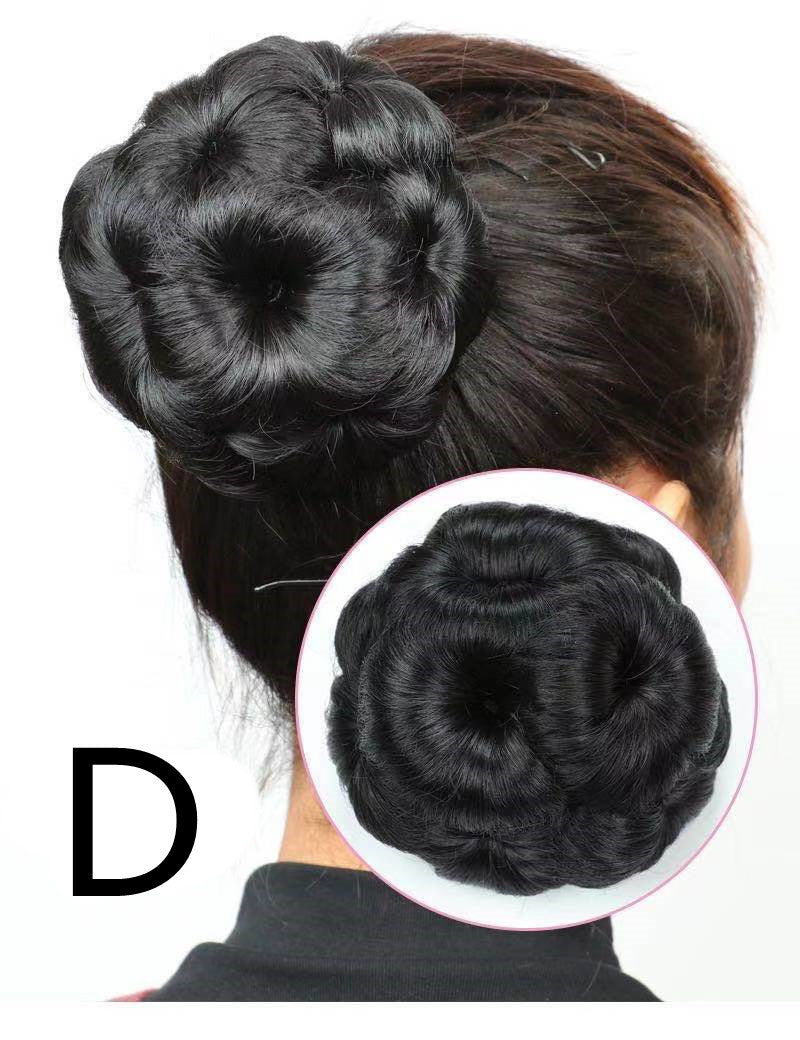 Anneau de cheveux en soie à haute température