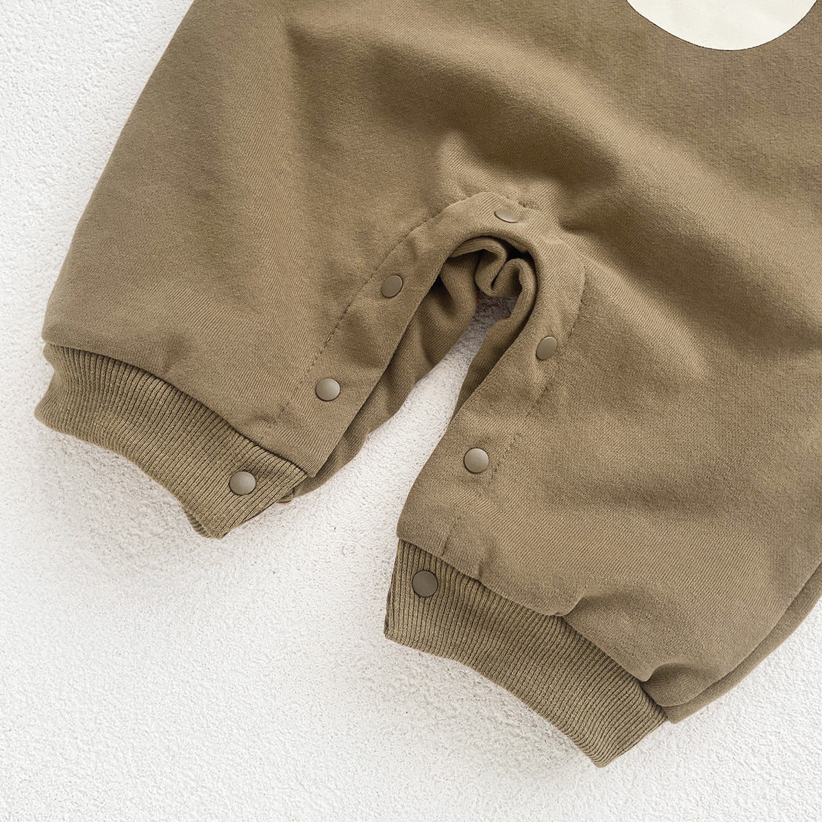 AutumnHiver Style Petit ours faux deux pièces manches longues Onesie