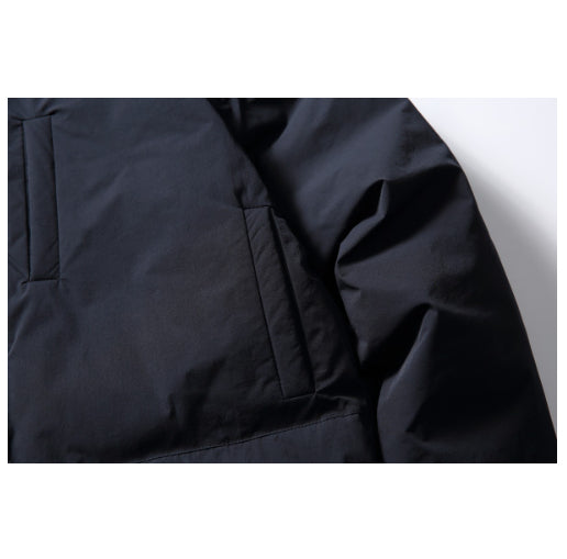 Lapels Retro d'hiver en coton souple avec une couleur solide