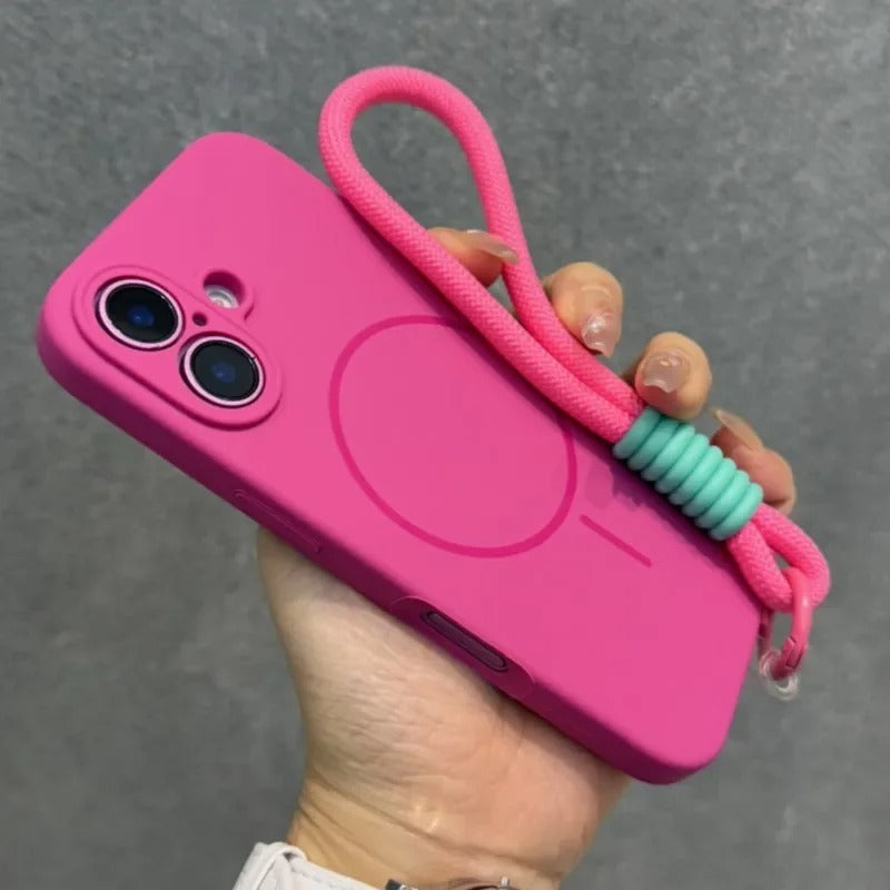 Boîtier de téléphone à aspiration magnétique en silicone