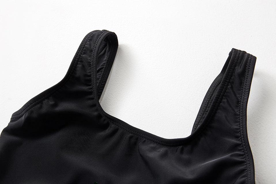 Maillot de bain à un piece pailleté pour filles de mode
