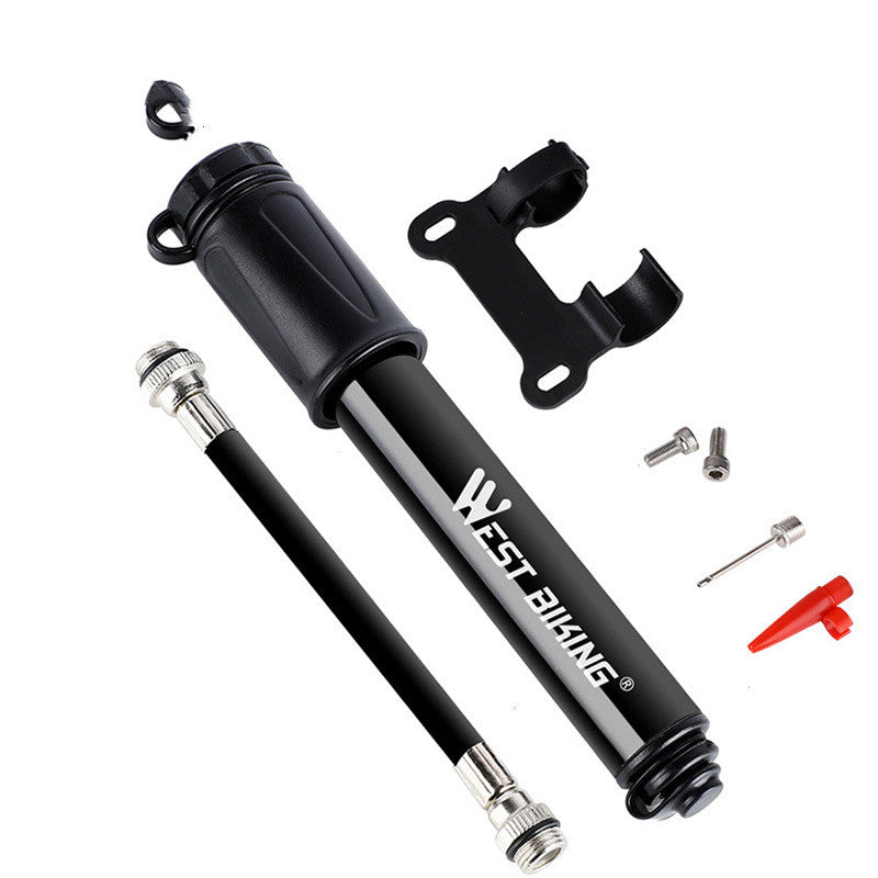 Pompe haute pression Gonflateur de vélo Portable petite pompe avec tuyau