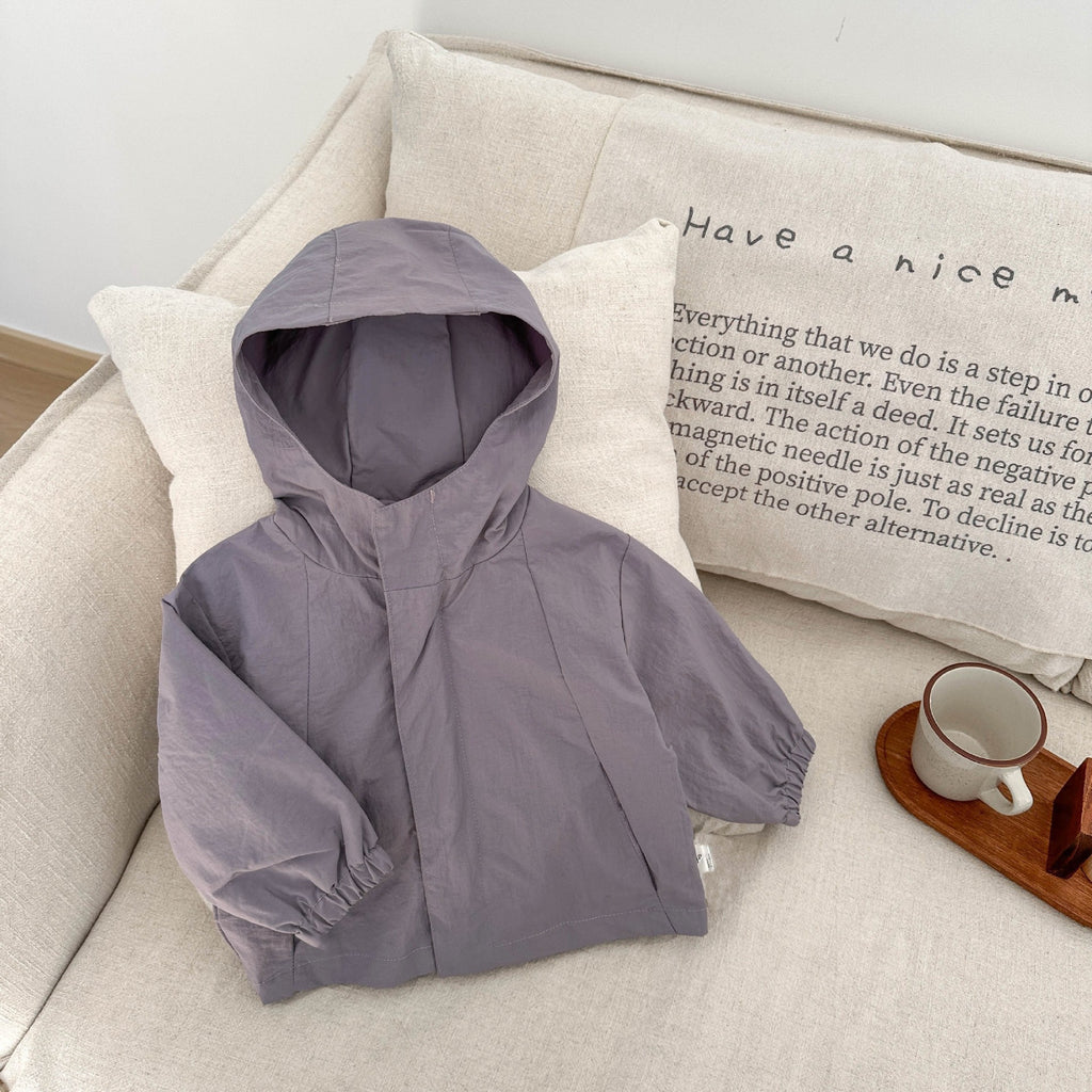 Élégant Veste à capuche d'automne coupe-vent