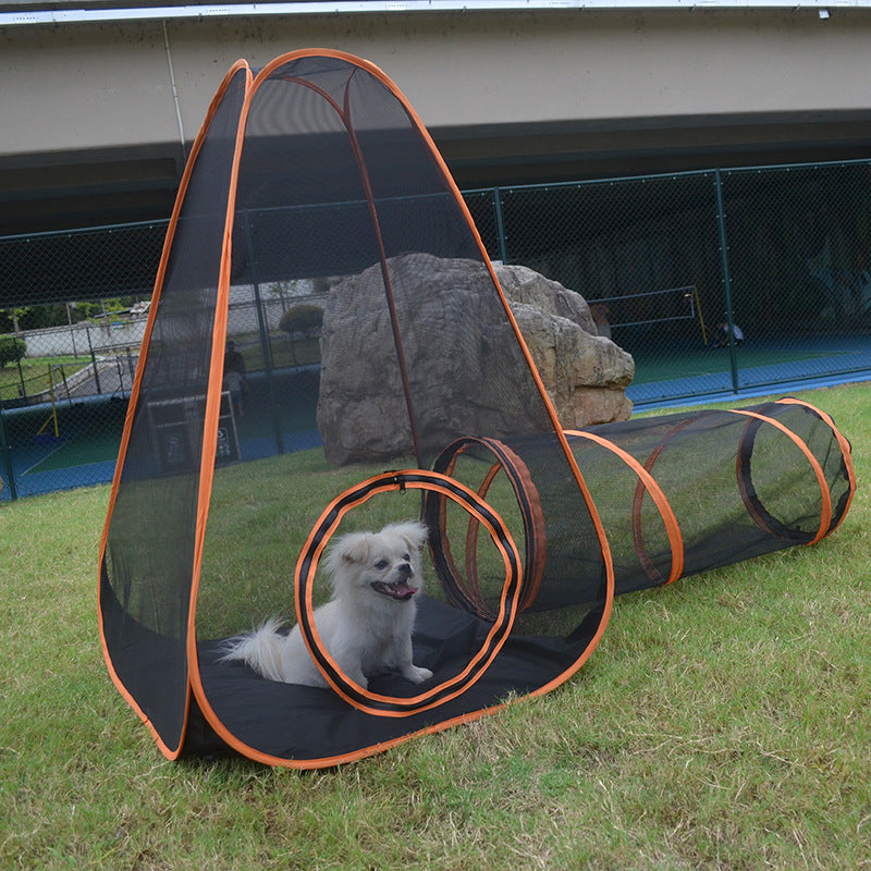 Tente pour animaux de compagnie Tunnel pour chats