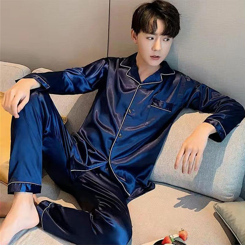 Mode homme Grande taille Pyjama en soie