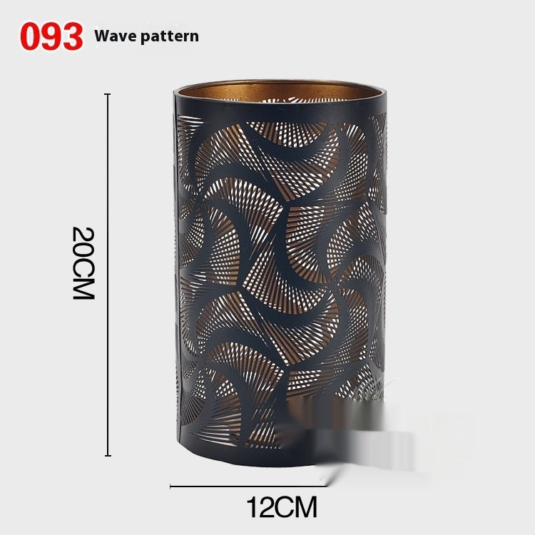 Iron Laser Engraving Square Round Lampshade Shell Accessoires