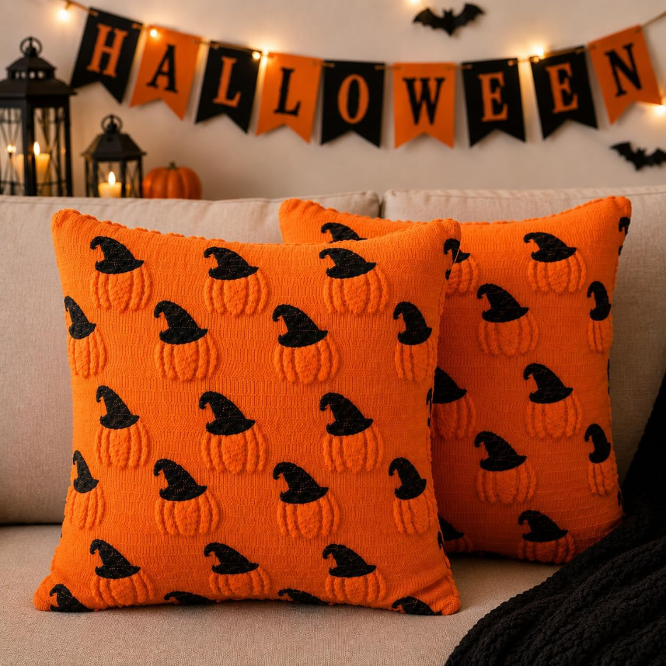Couvertures d'oreillers 2PCS Halloween