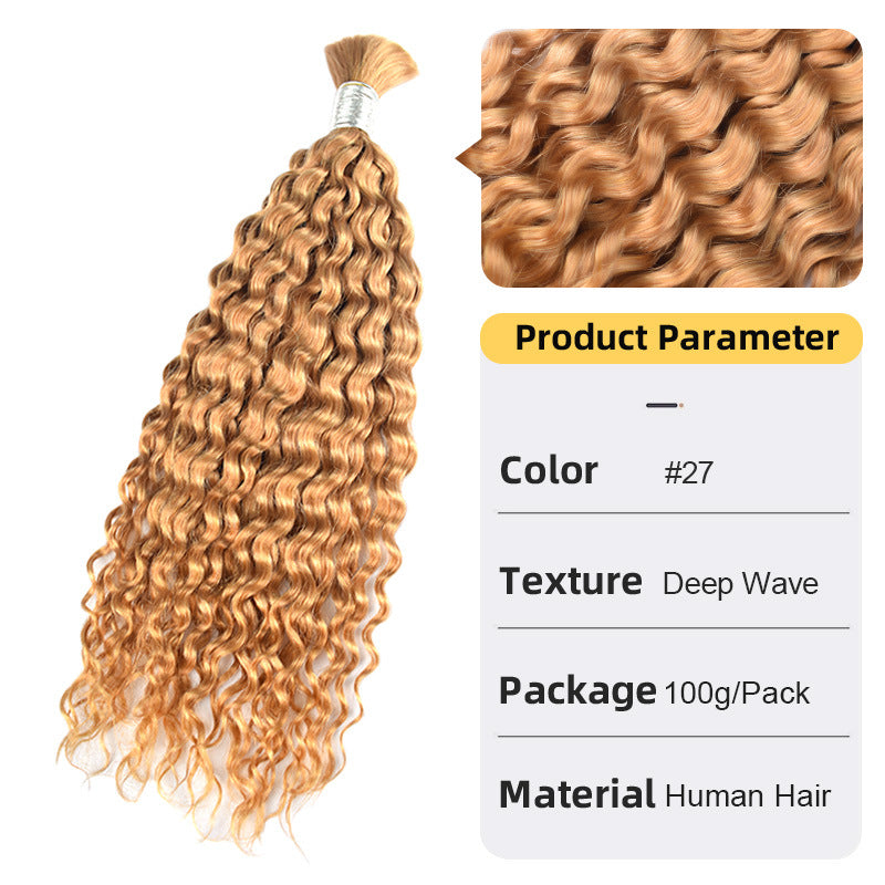 Deep Wave femmes extension cheveux vrac