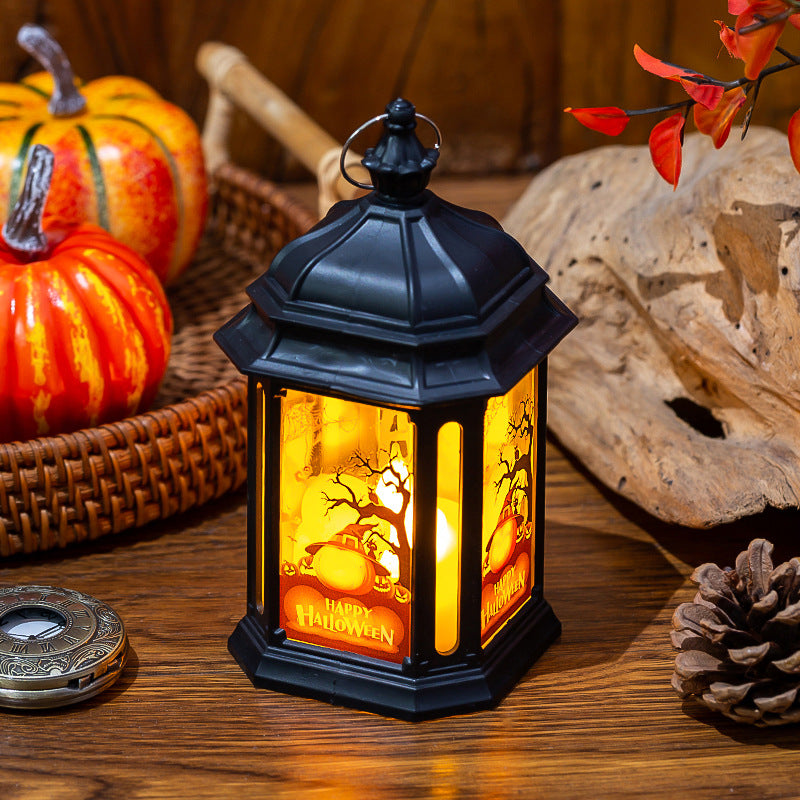 Décorations d'Halloween Kidsren Satchel Pumpkin Lanterne Halloween Atmosphère Ornaments Pen