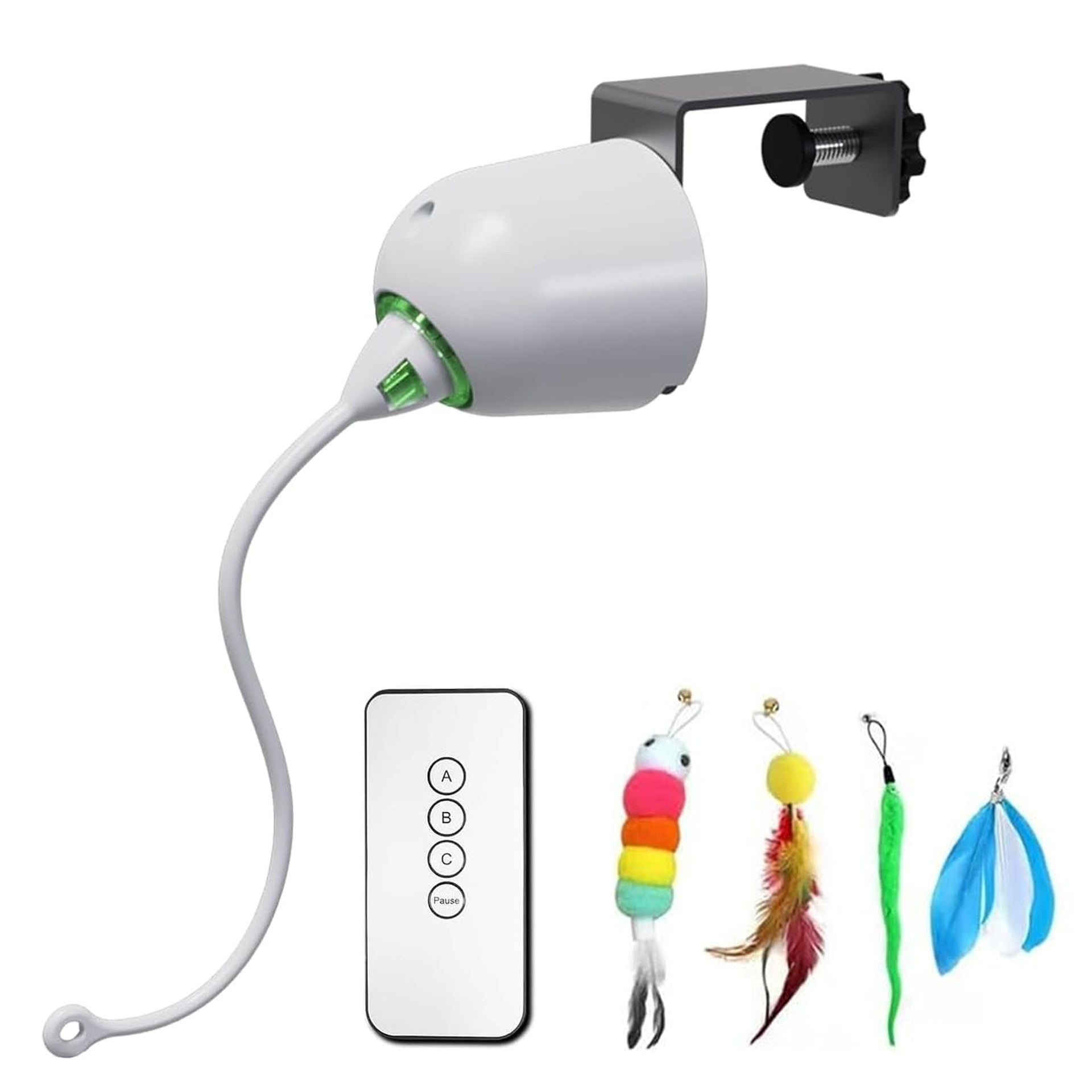Smart Cat Teaser Stick Interactive Toy Porte suspendue à distance