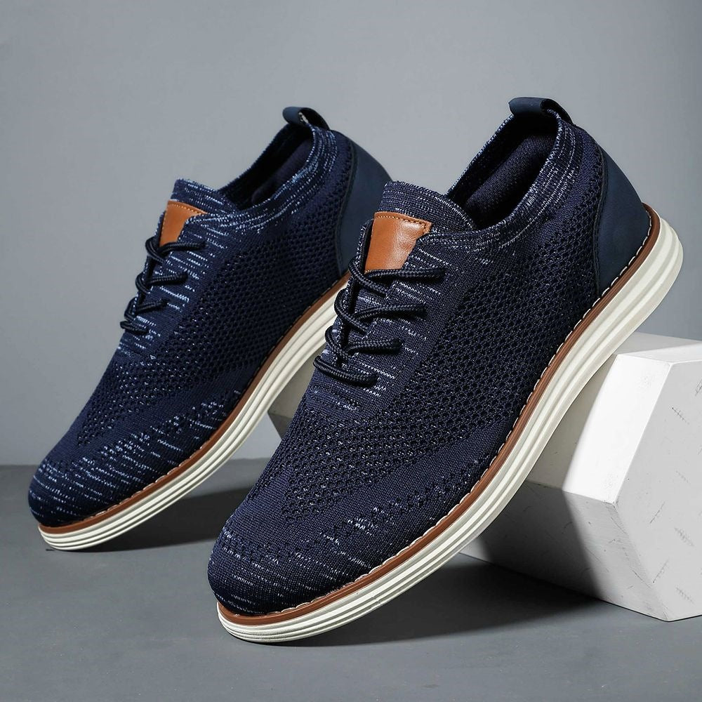 Chaussures casuales Flyknit hommes de taille plus