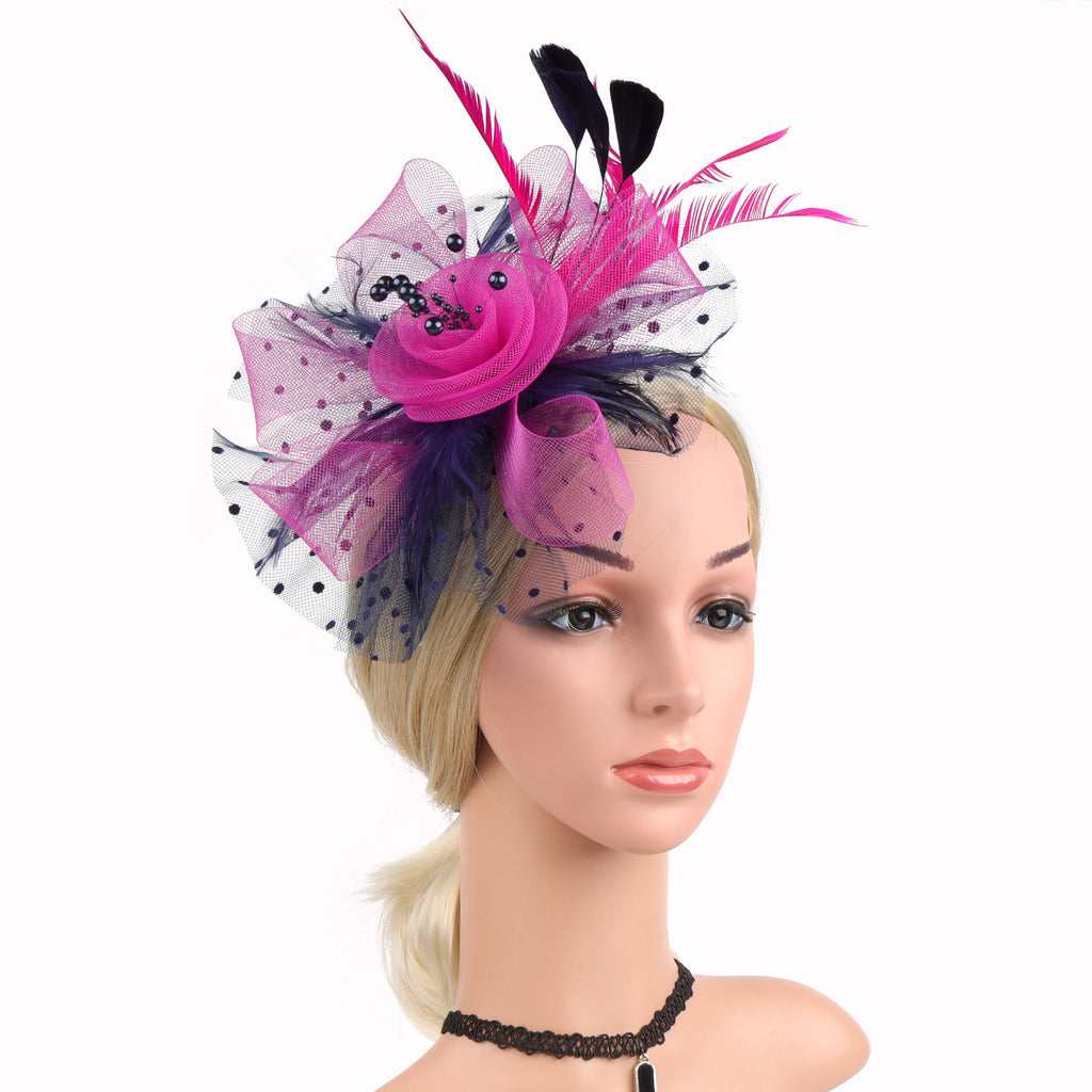 Vêtements de tête Accessoires pour cheveux de mariée Mesh Billycock Bandeau