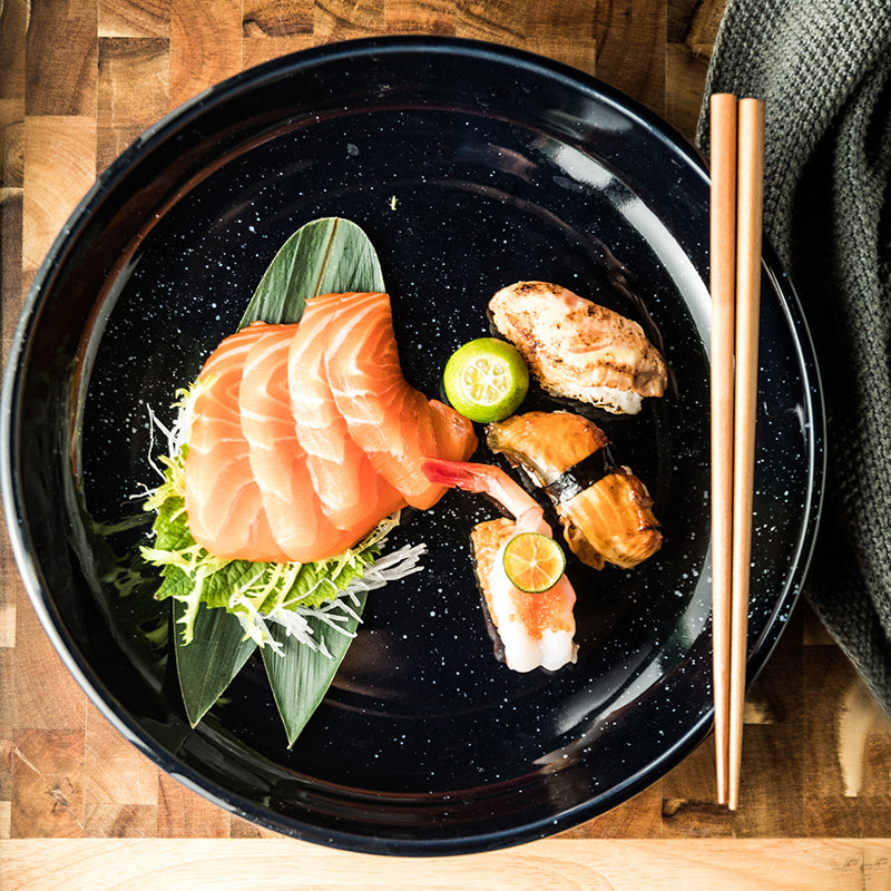 Plaques céramiques japonaises Sushi Dish Tableware Plateau Couverts