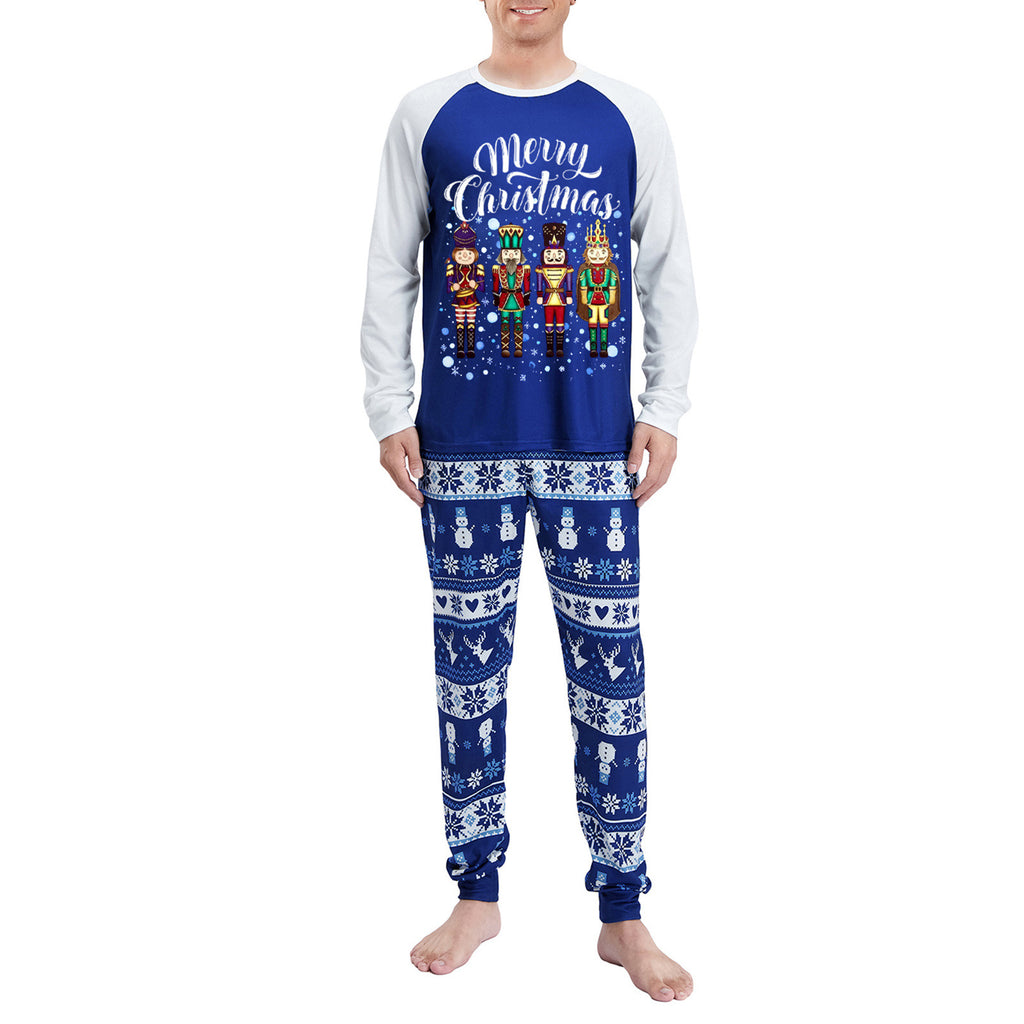 Parent-Child Outfit Home Decoration Autumn Wear Long Sleeve Christmas Sleeping Home Clothes Sui
