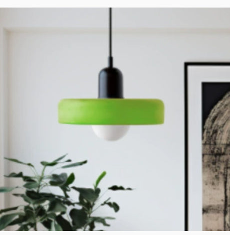 Simple Chandelier Creative Cream Style salon lampe en verre moderne