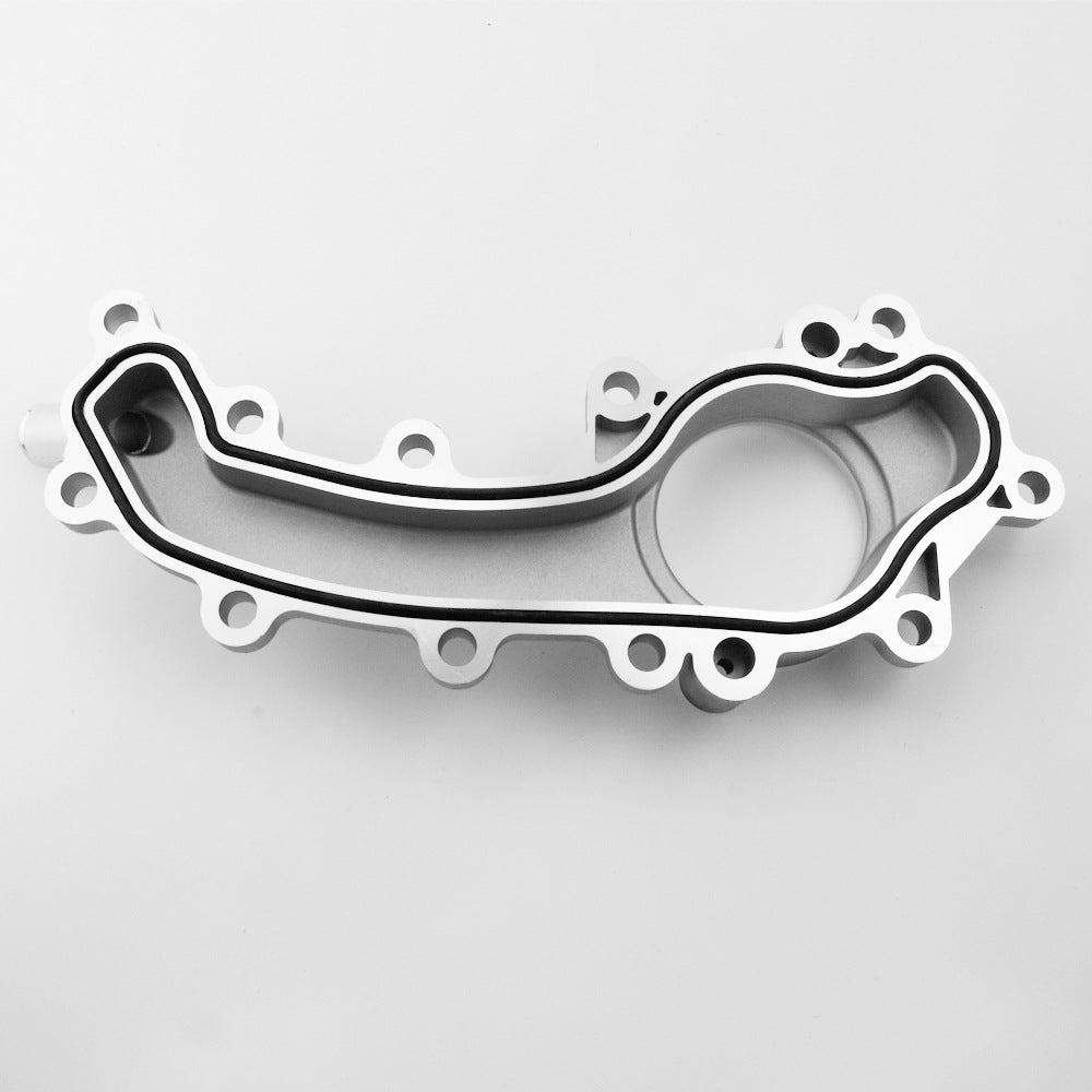 La base de la housse de thermostat est en aluminium
