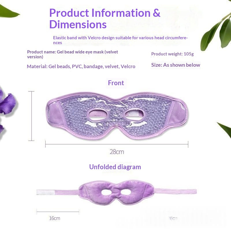Paquet de glace de refroidissement pour soins oculaires froid