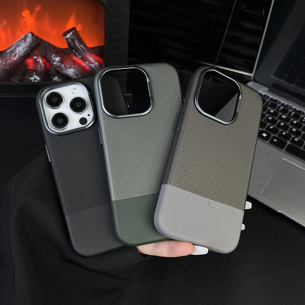Case de téléphone Dragon échelle Texture pointure en cuir magnétique tout inclus résistant à la chute