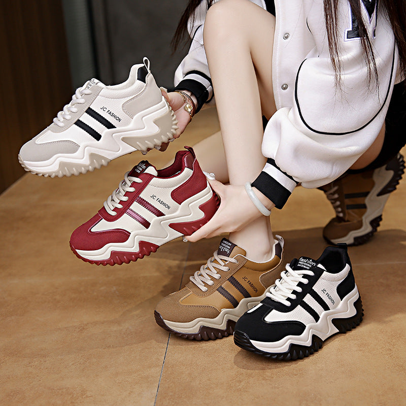 Femmes Stylish Casual Sneakers de course à l'épaisseur