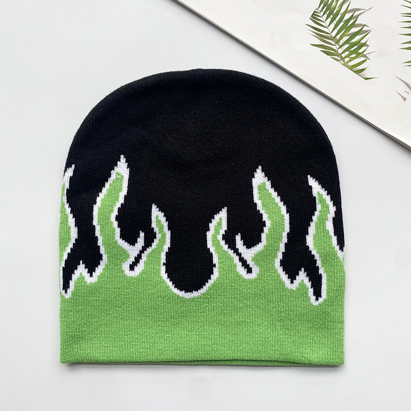 Hip-hop Street-style Flame tricoté chapeau pour les hommes