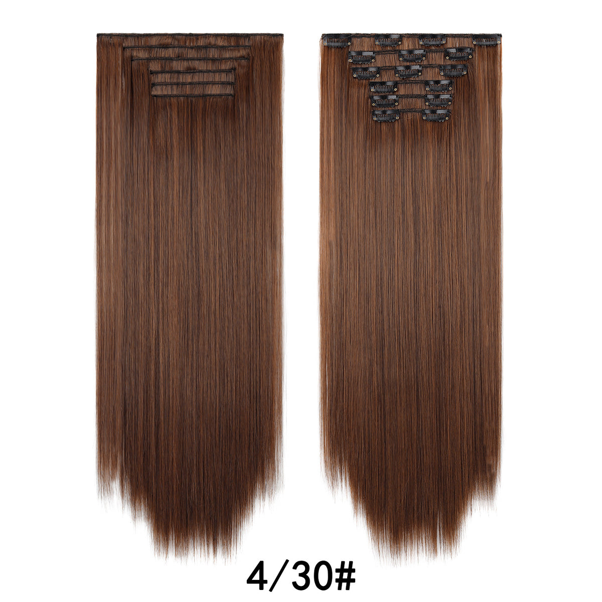 Ensemble d'extensions capillaires 6-pièces