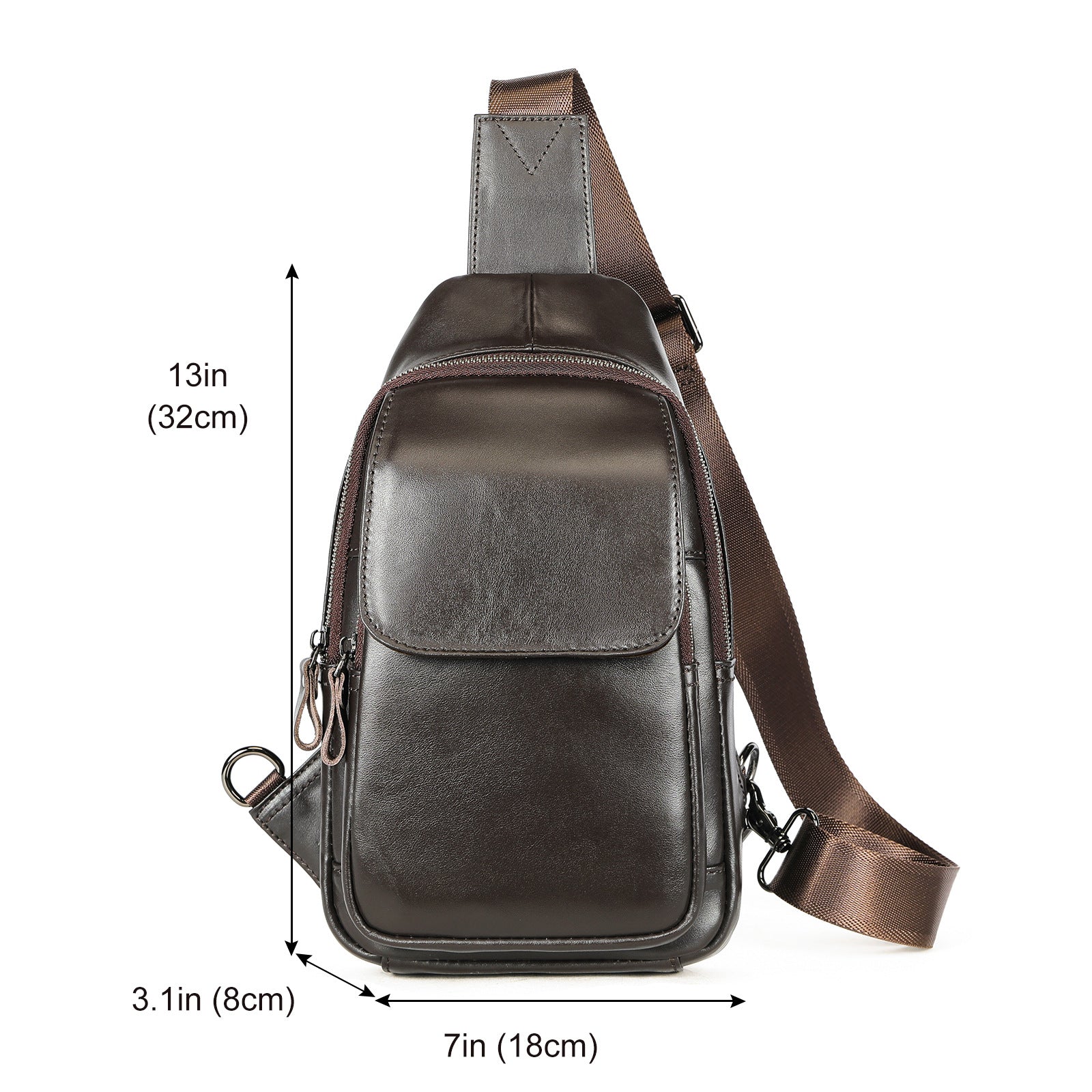 Sac de corps à épaule décontractée pour hommes
