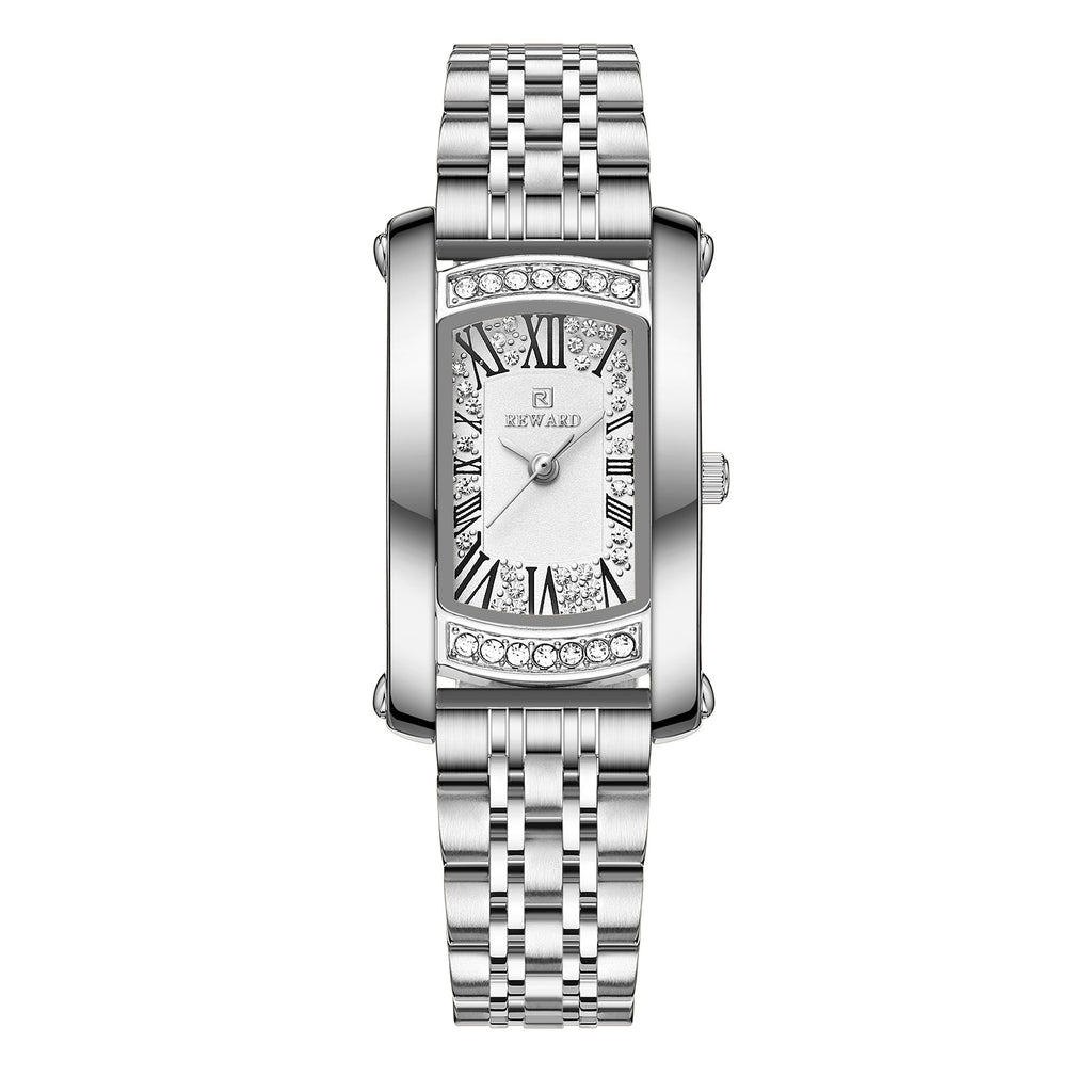Fashion de luxe abordable Imperméable Femmes Square Quartz Wrist Watch