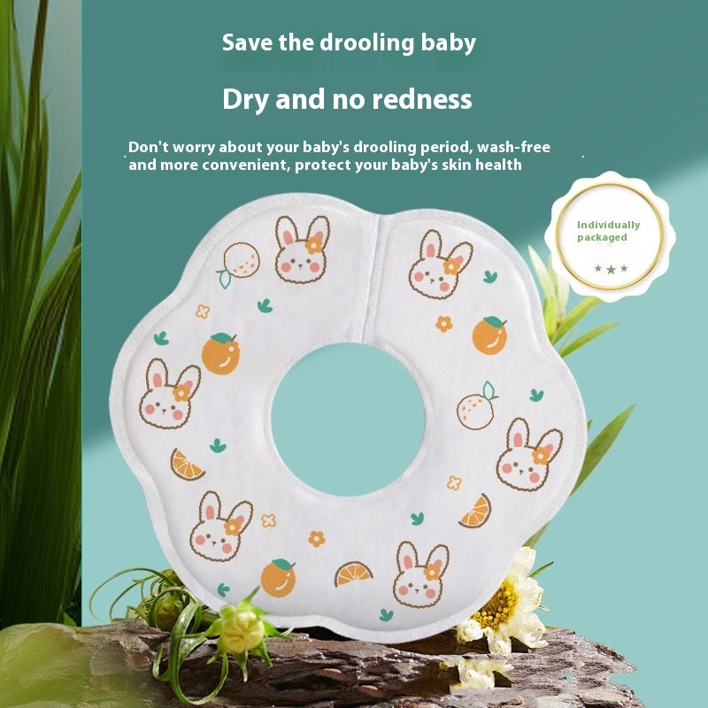 Serviette de salive jetable bébé mange bib
