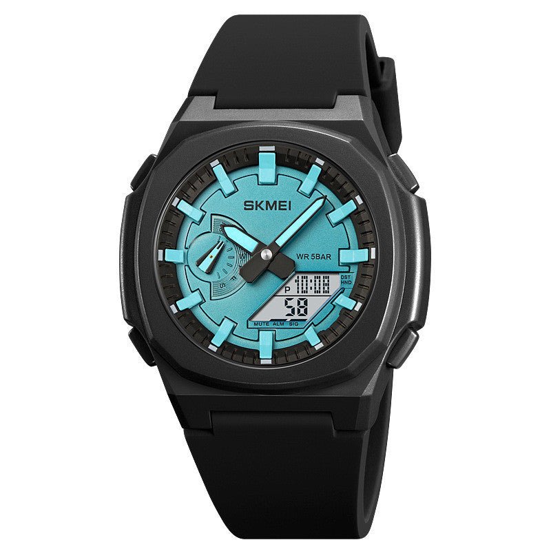 Montre numérique d'alarme chronographe multi-fonctions étanche à quartz pour hommes mode