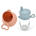 Baby Silicone Cup Lid Splash-proof Cover Fooding Cup Lid est libre de BPA